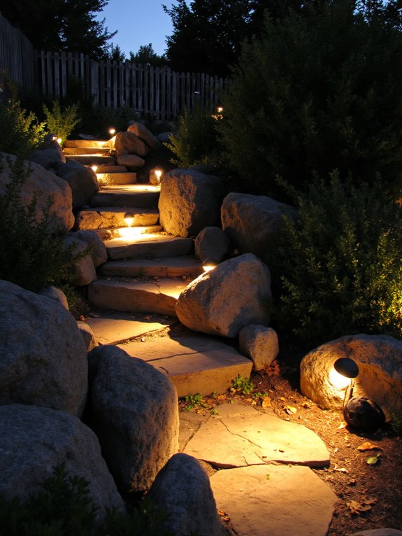enchanting nighttime landscape lighting