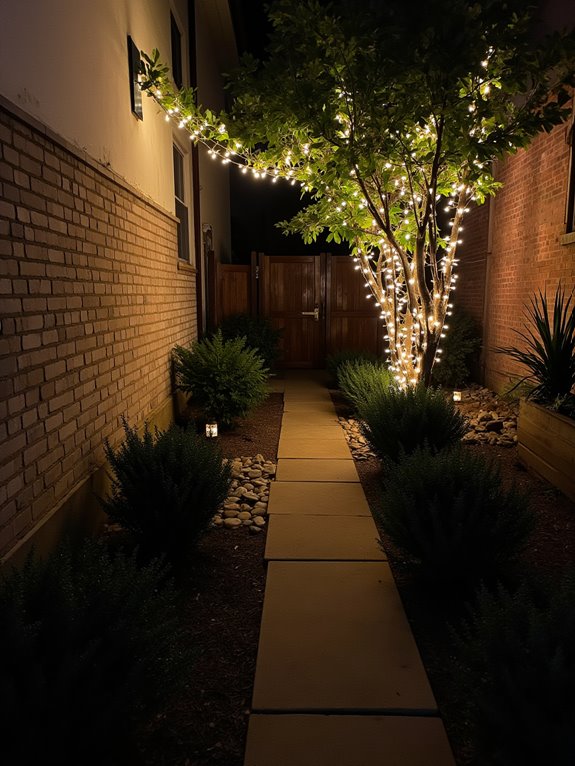 enchanting outdoor lighting ambiance