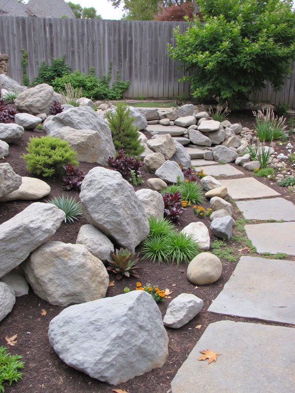 enchanting rock garden transformation