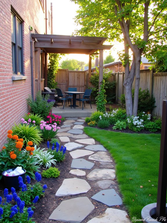 enhance property with side landscaping