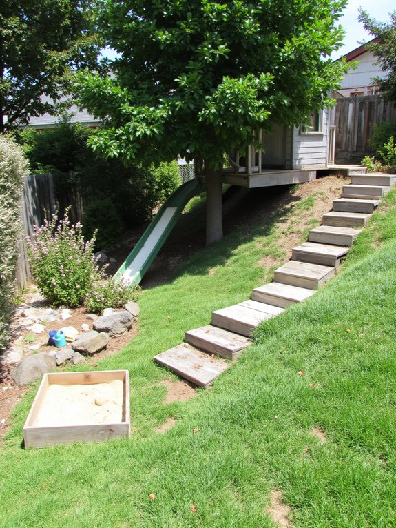 exciting outdoor play area