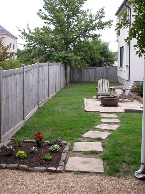 fencing enhances garden aesthetics