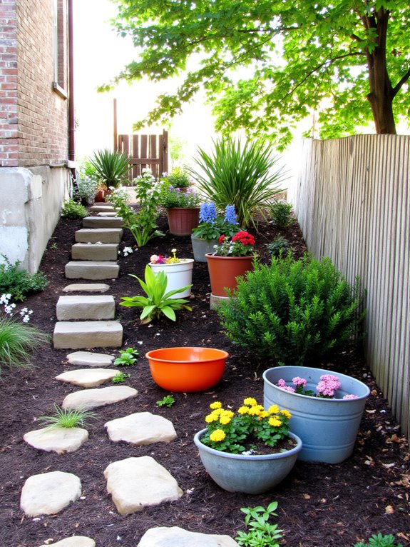 flexible planting with containers