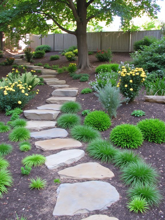flowing pathways enhance landscape