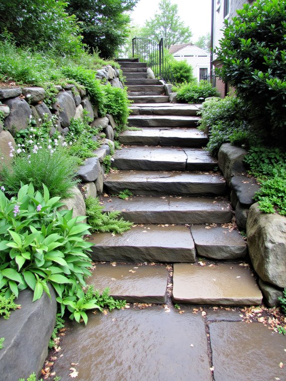 garden steps safety maintenance