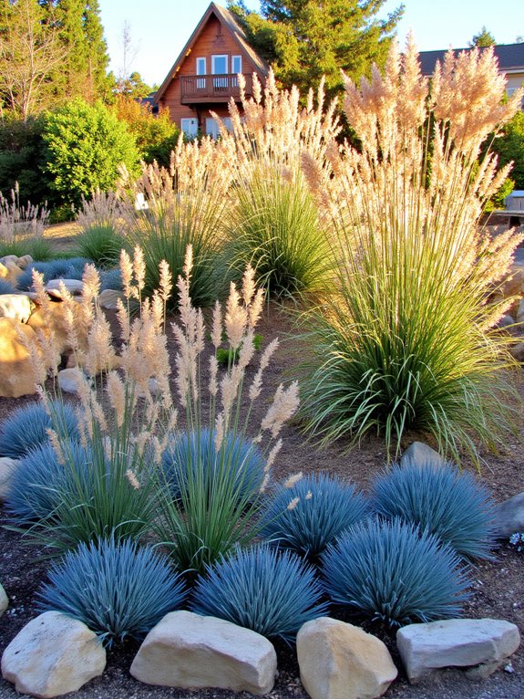 grasses prevent erosion beautifully