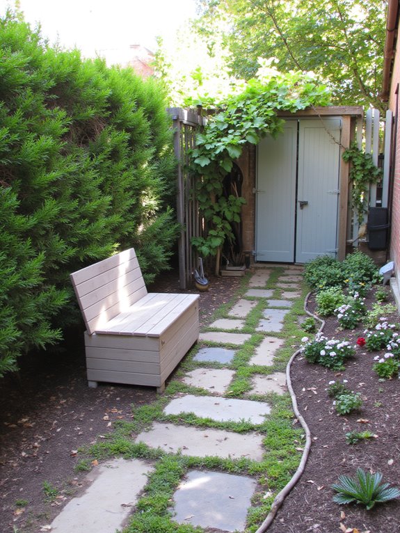 hidden outdoor storage solutions