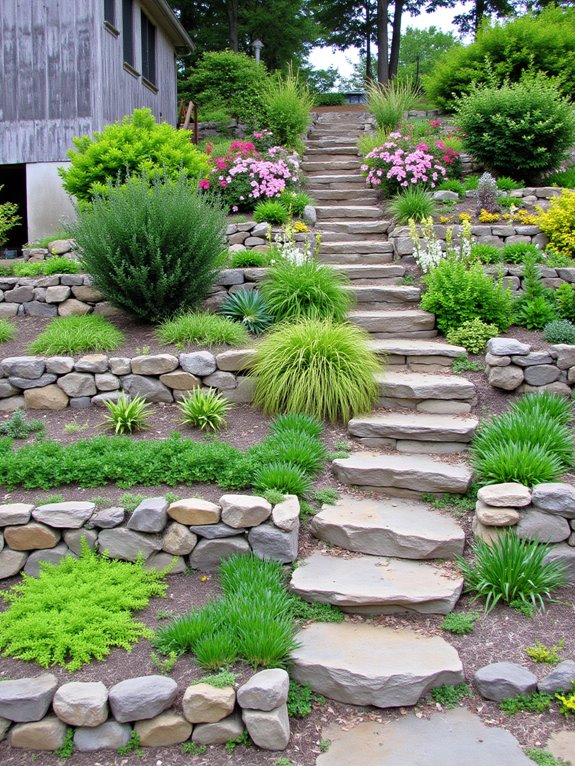 hillside gardening challenges addressed