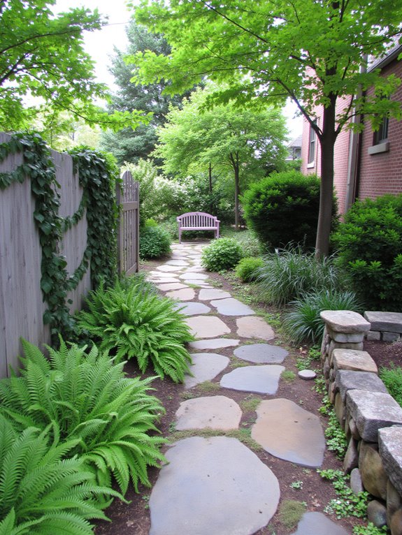 inviting soft curved pathways