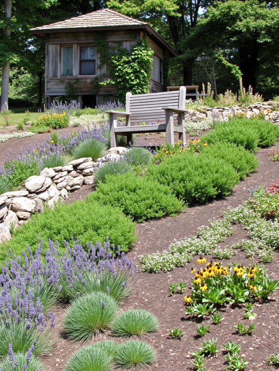 layer plants by height