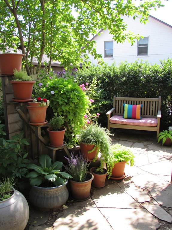 layered plant arrangement technique