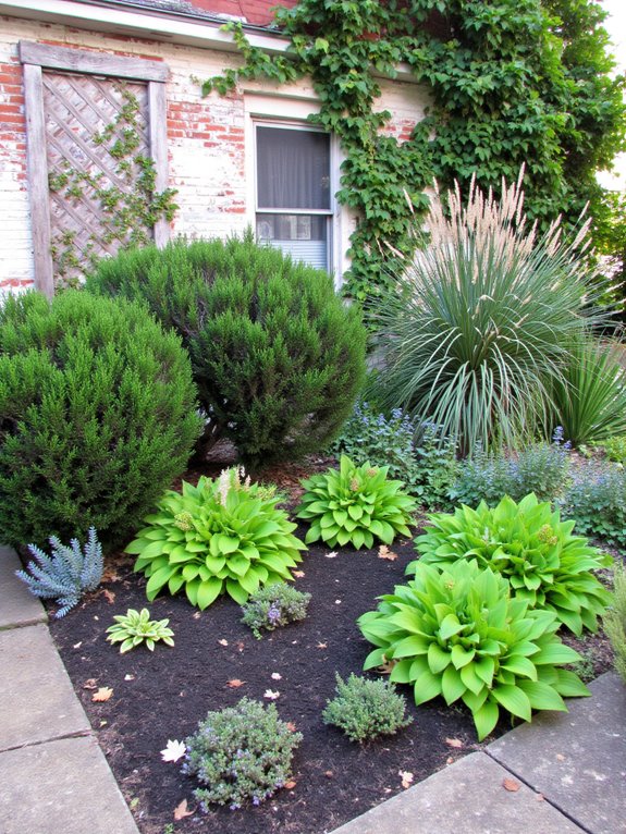 layered planting for depth