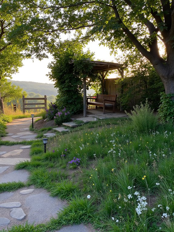 magical cozy garden ambiance