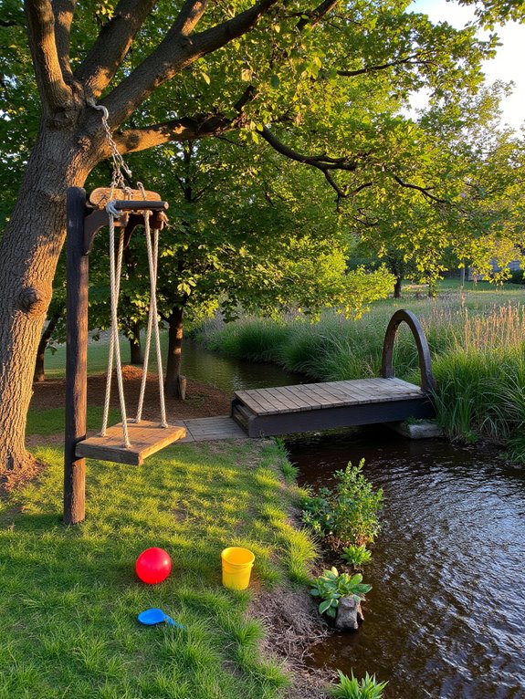 magical creekside play area