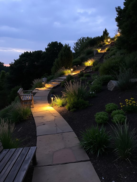 magical evening garden oasis