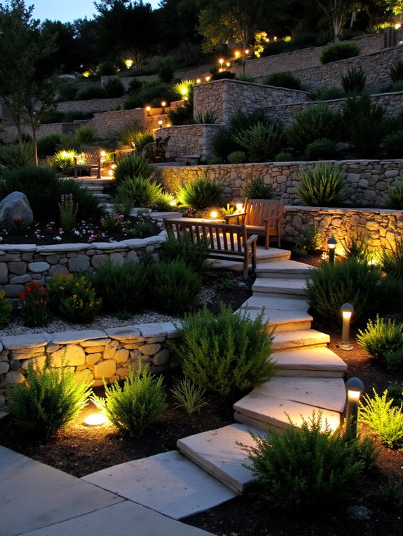 magical garden evening glow