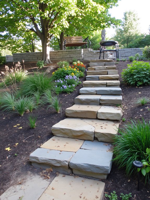 maintain beautiful sloped landscapes