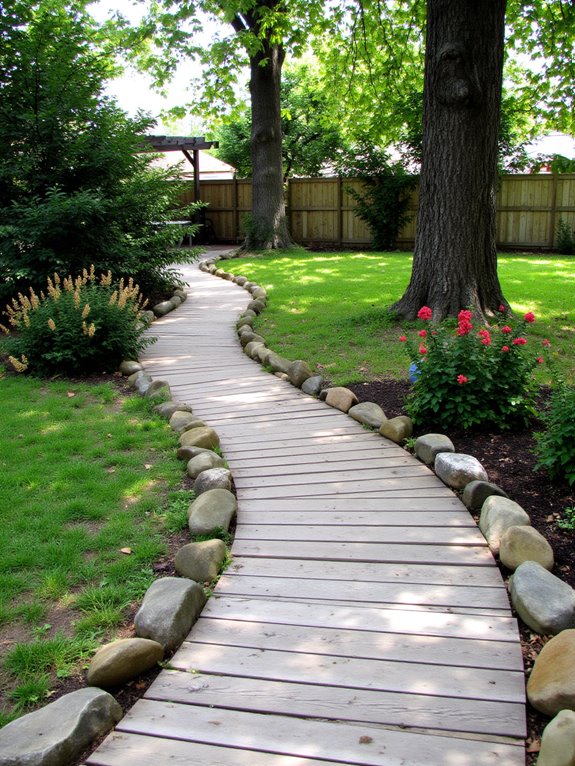 materials for sloped paths