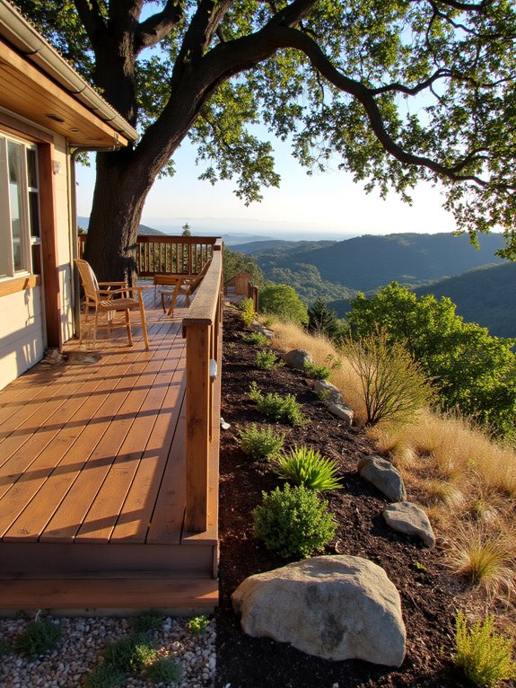 maximize hillside outdoor living