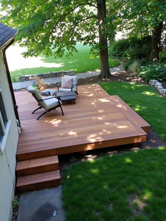 maximize outdoor usable space