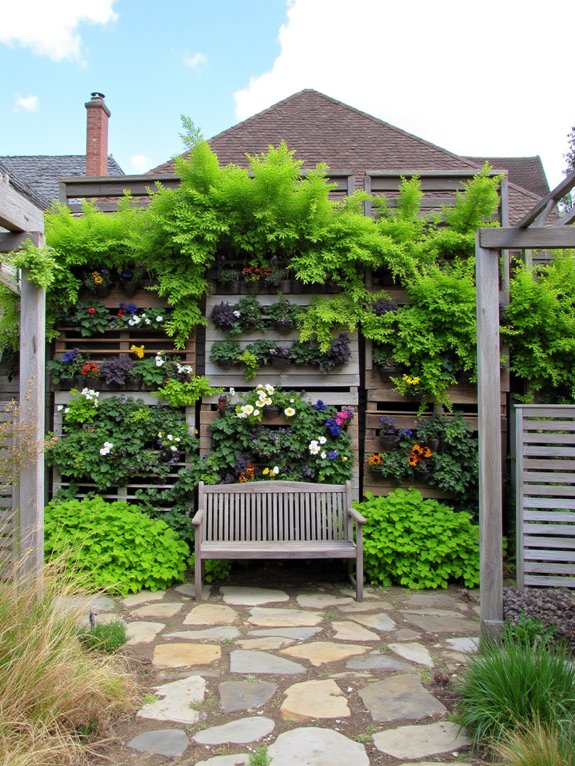 maximize space with vertical gardens