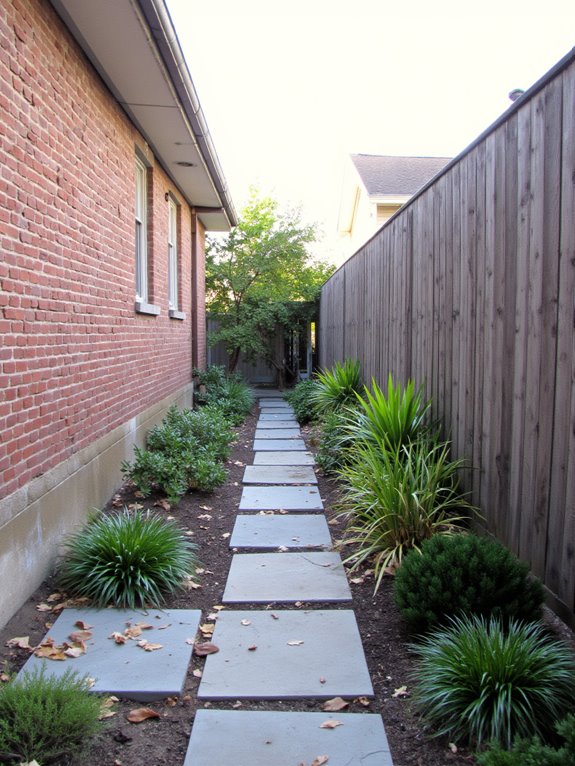 minimalist pathways enhance tranquility