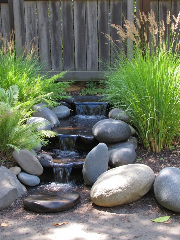 minimalist slope waterfall elegance