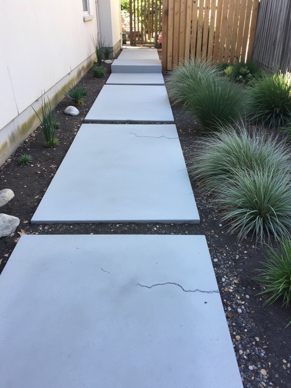 modern concrete landscape design