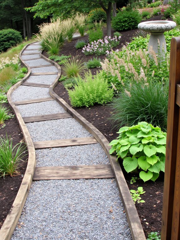 modern hillside garden enhancement