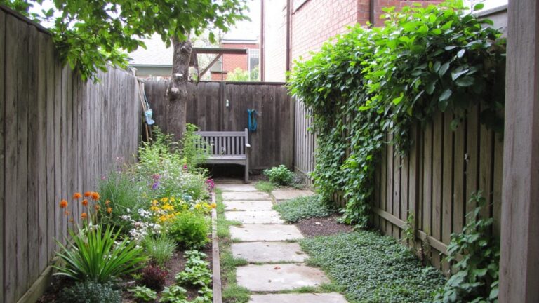 narrow side yard landscaping ideas