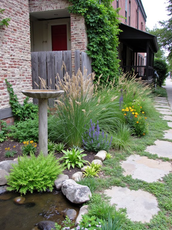 native flora attracts wildlife