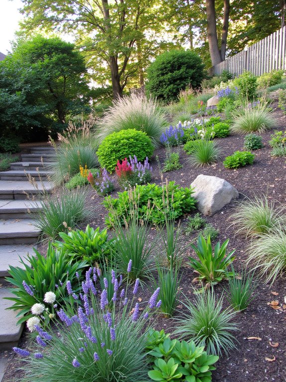 native plants for hillside