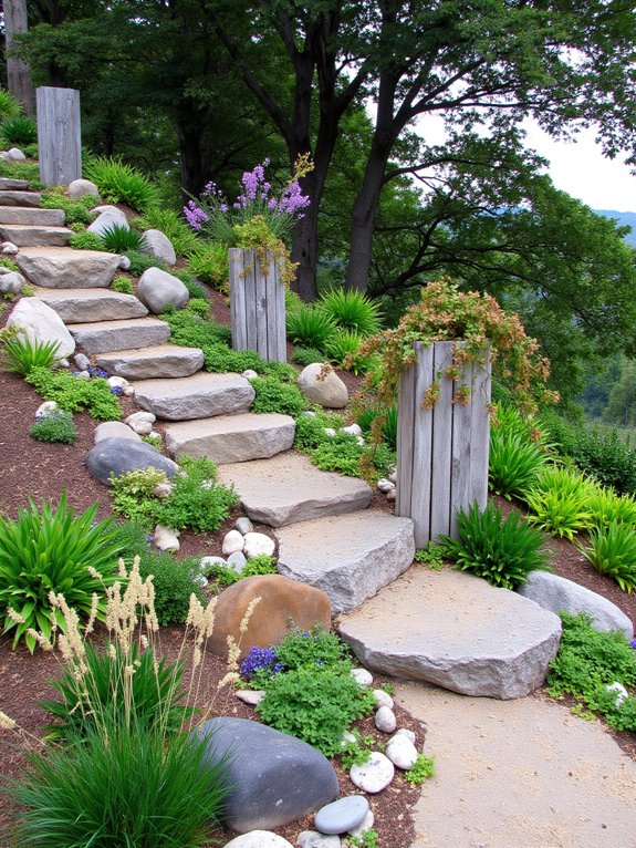 natural aesthetic with stones