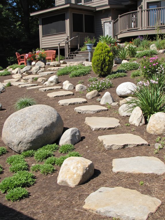 natural aesthetics with boulders