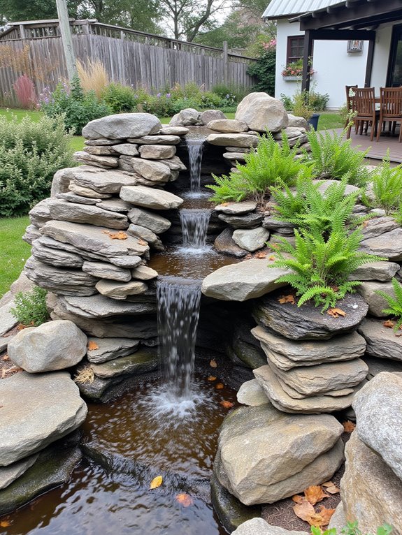 natural beauty waterfall integration