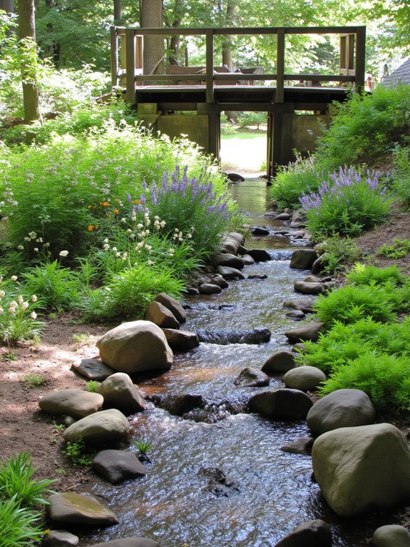 natural creek landscape design