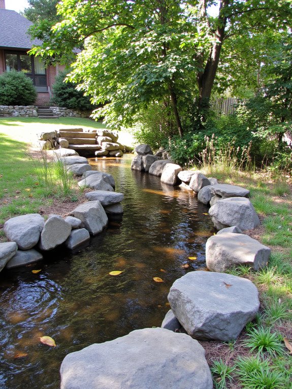 natural edging enhances aesthetics