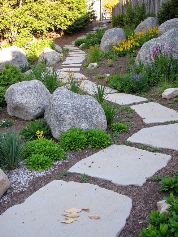 natural landscape with boulders
