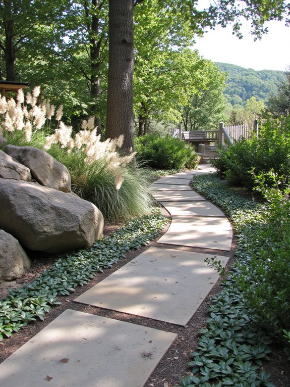 natural pathways encourage exploration