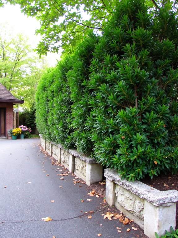 natural privacy with hedges