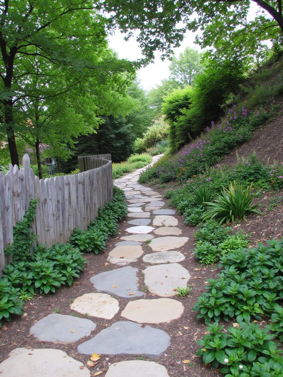 natural stone pathway elegance