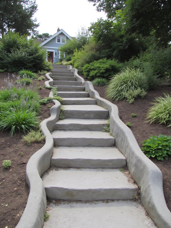 organic curves enhance landscape