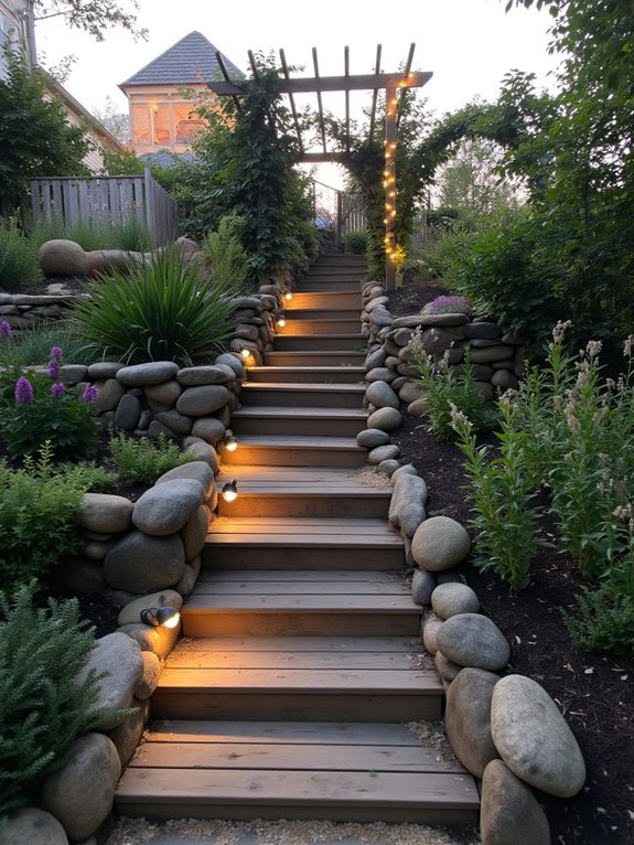 outdoor lighting enhances safety