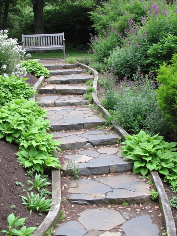 pathway design for slopes