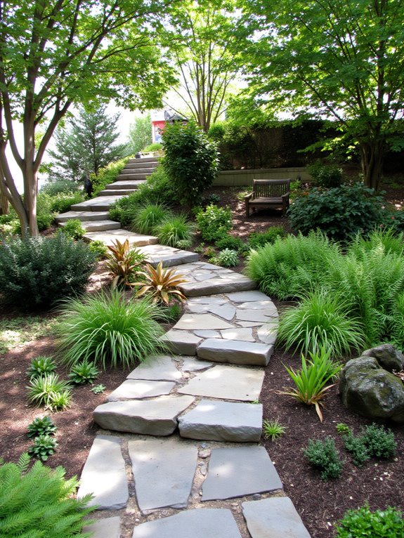 pathways enhance landscape design