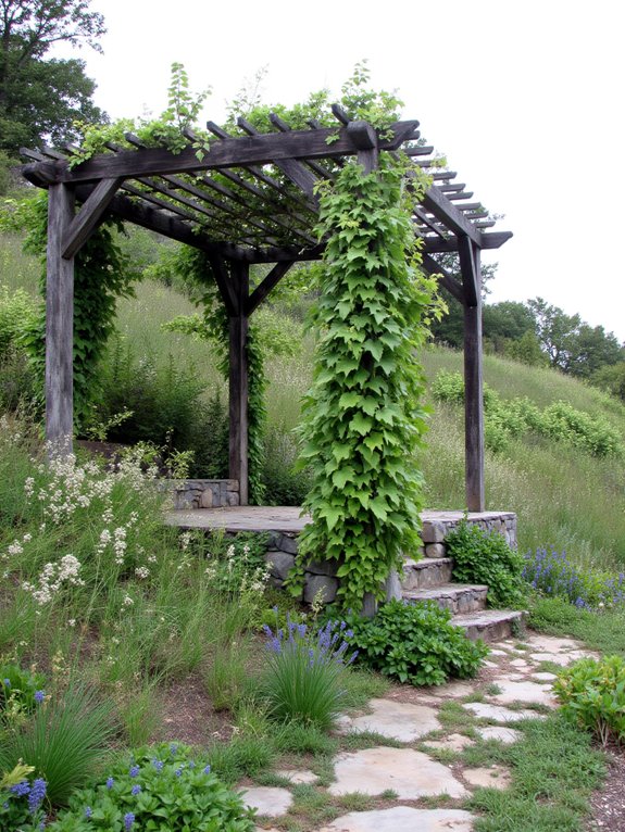 pergola for shade enhancement
