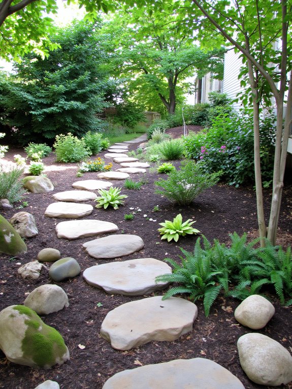 playful garden path design