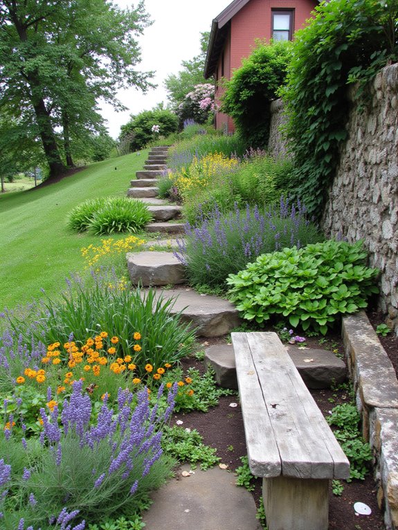 pollinator friendly native plant garden