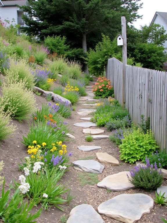 pollinator garden with natives