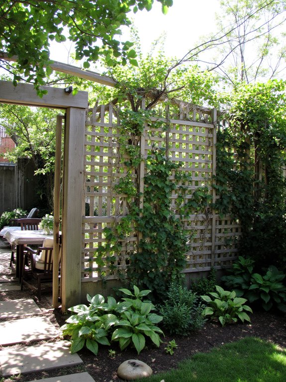 privacy enhancing garden structures